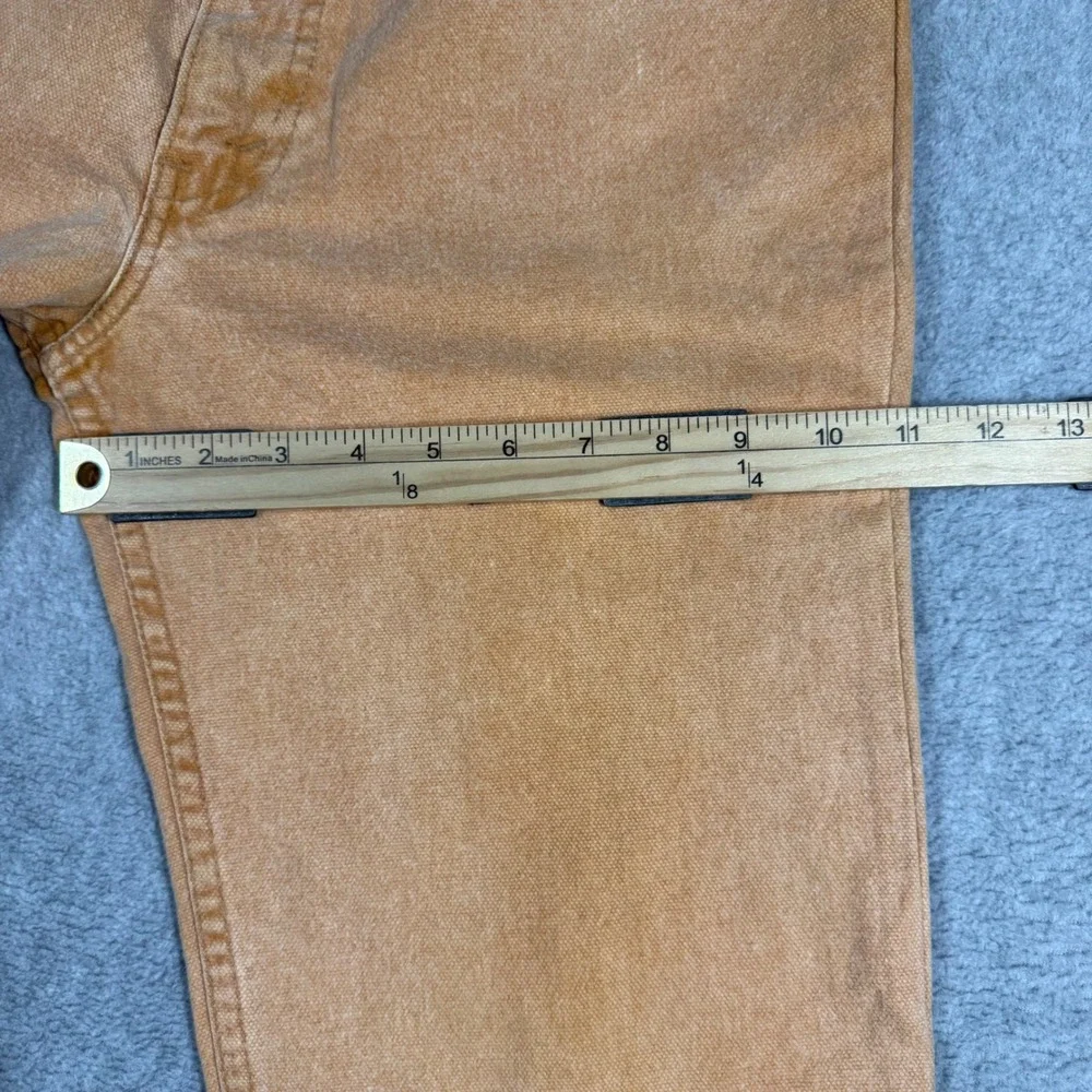 Vintage‎ 1980s Levi's 630-7775 White Tab Jeans Tan Orange Actual 28x34 Talon 42